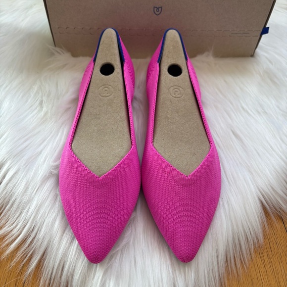 Pink Pointed Toe Rothy’s Flats - Picture 2 of 6